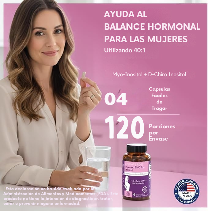 Vitality Inositol Blend - Myo-inositol y D-Chiro Inositol