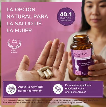 Vitality Inositol Blend - Myo-inositol y D-Chiro Inositol